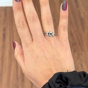 James Avery Retired Silver Knot Ring